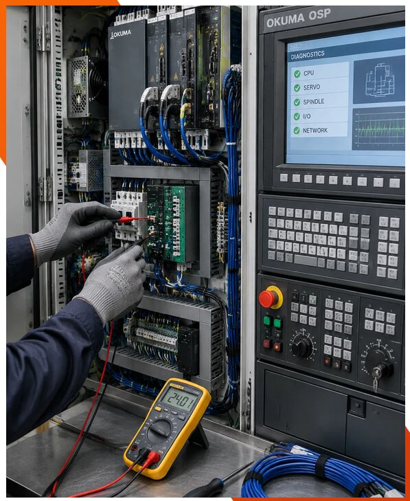 Ремонт систем ЧПУ Okuma OSP в Иванове